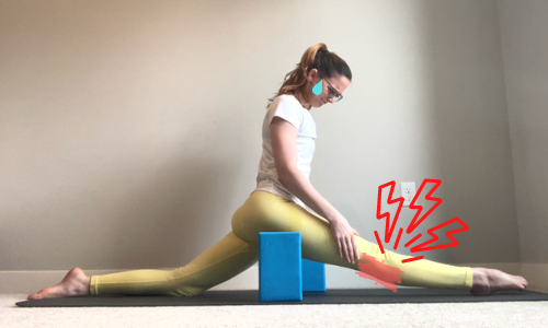 Help! My Front Knee Hurts in a Front Split