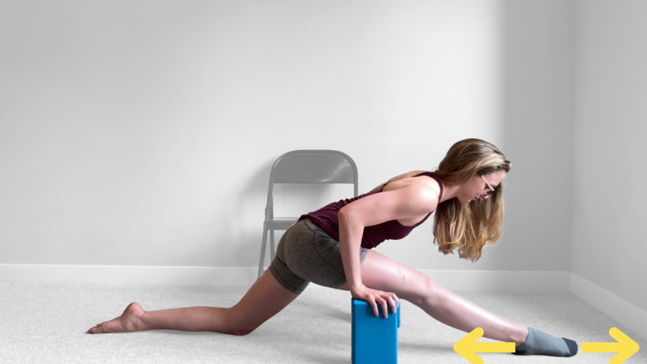 Forward Fold Half Split Slides