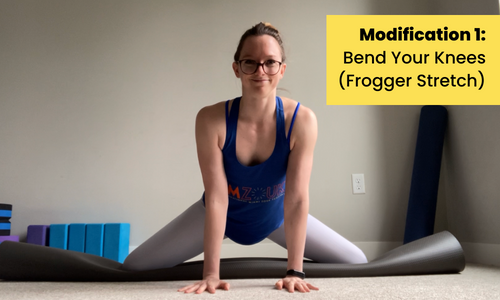 Knee Pain in Middle Splits? Try These Adjustments — Dani Winks Flexibility