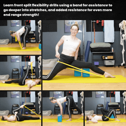 theraband front split drills.gif