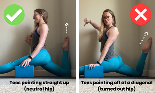 Controlling Rogue Hips - Keeping Your Hips Square in a Split