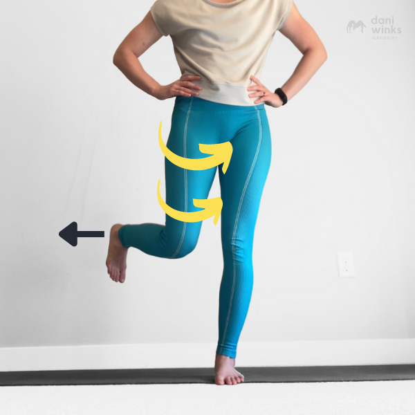 Gentle (Passive) Stretches for Internal Hip Rotation — Dani Winks