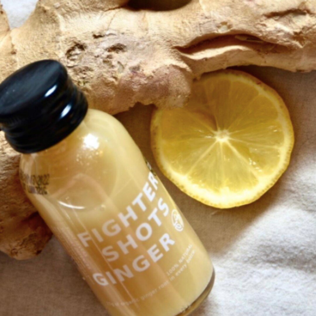 Our detox box is getting a fresh new look with a bit of help from our new friends @fightershots! ⁠
⁠
Ginger is a powerhouse for health. Gingerols, the active property in ginger, has potent anti-inflammatory compounds. It reduces pain (menstrual, from