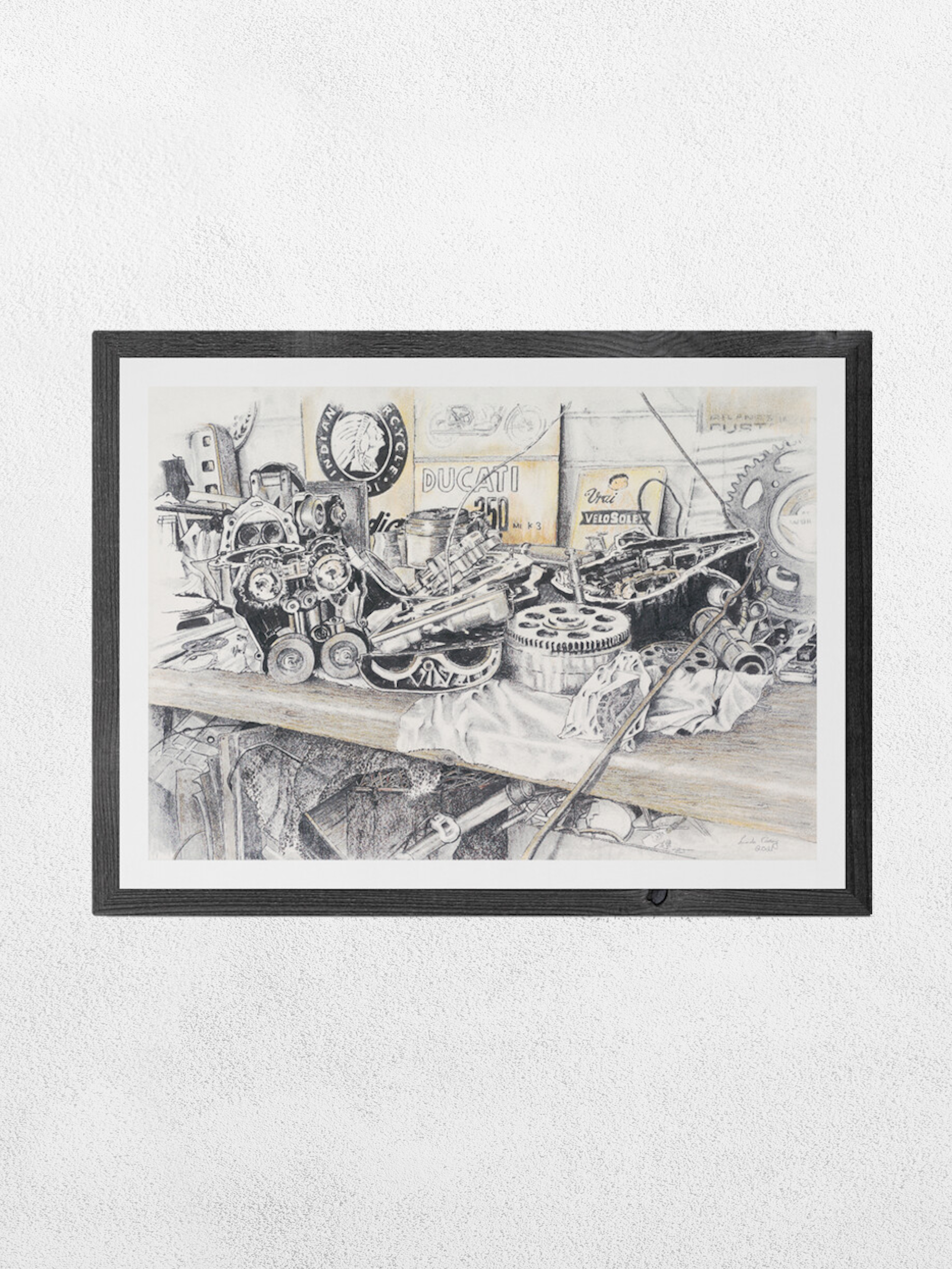 Mechanics Workbench | Art Print
