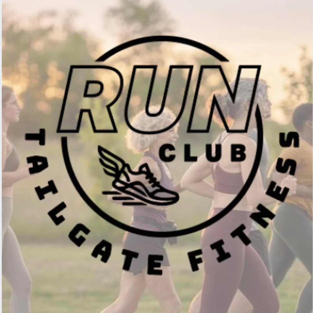 TAILGATE RUN CLUB!
This 8 week series begins on April 13th!
The plan
Monday's 5:30pm- strength class
Wednesday's 5:30pm- workout/ run
Saturday 10:30am- run
* the runs will start at the gym and will continue down Scotch Line. Once comfortable, we will