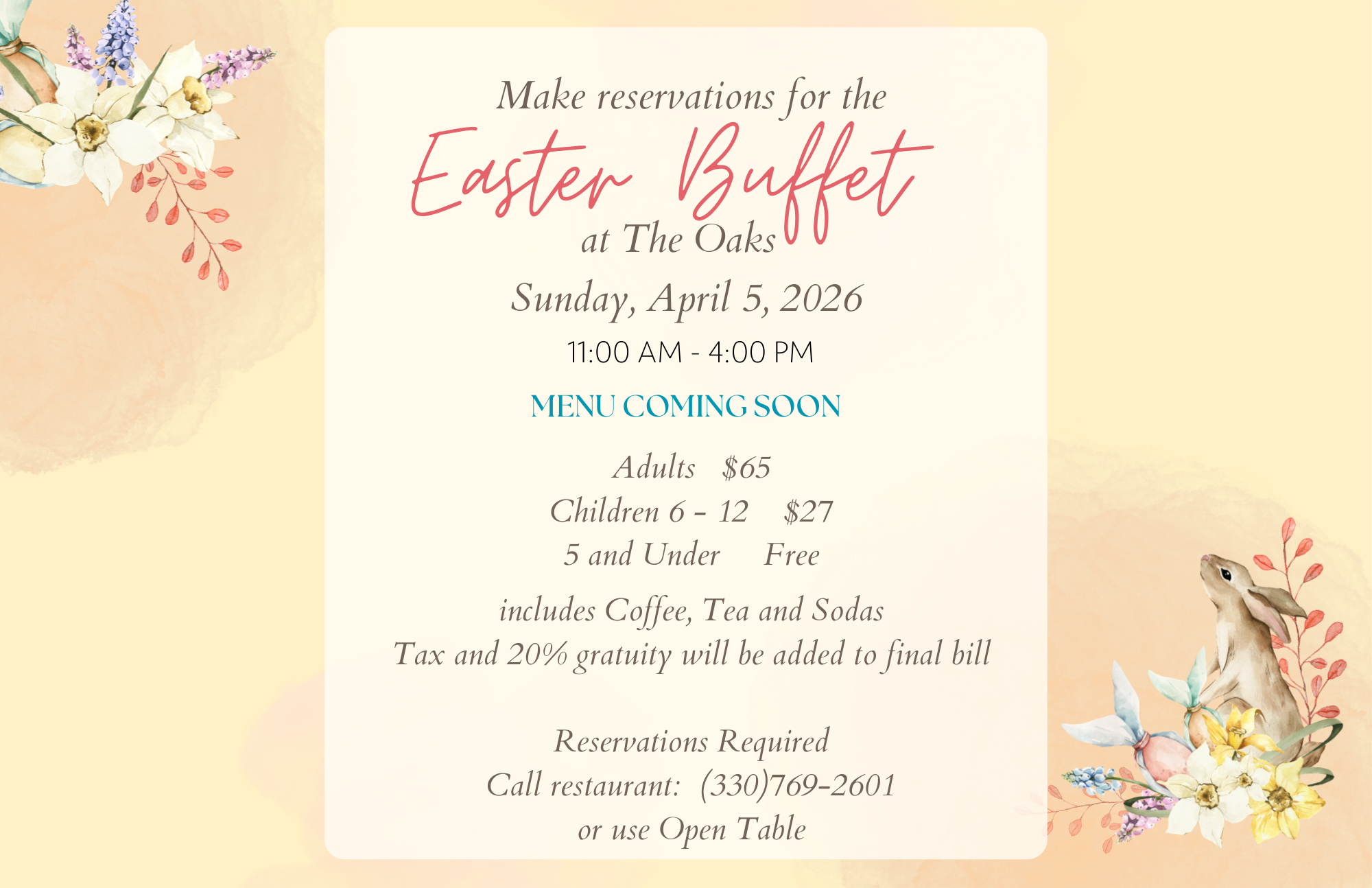 Easter Buffet