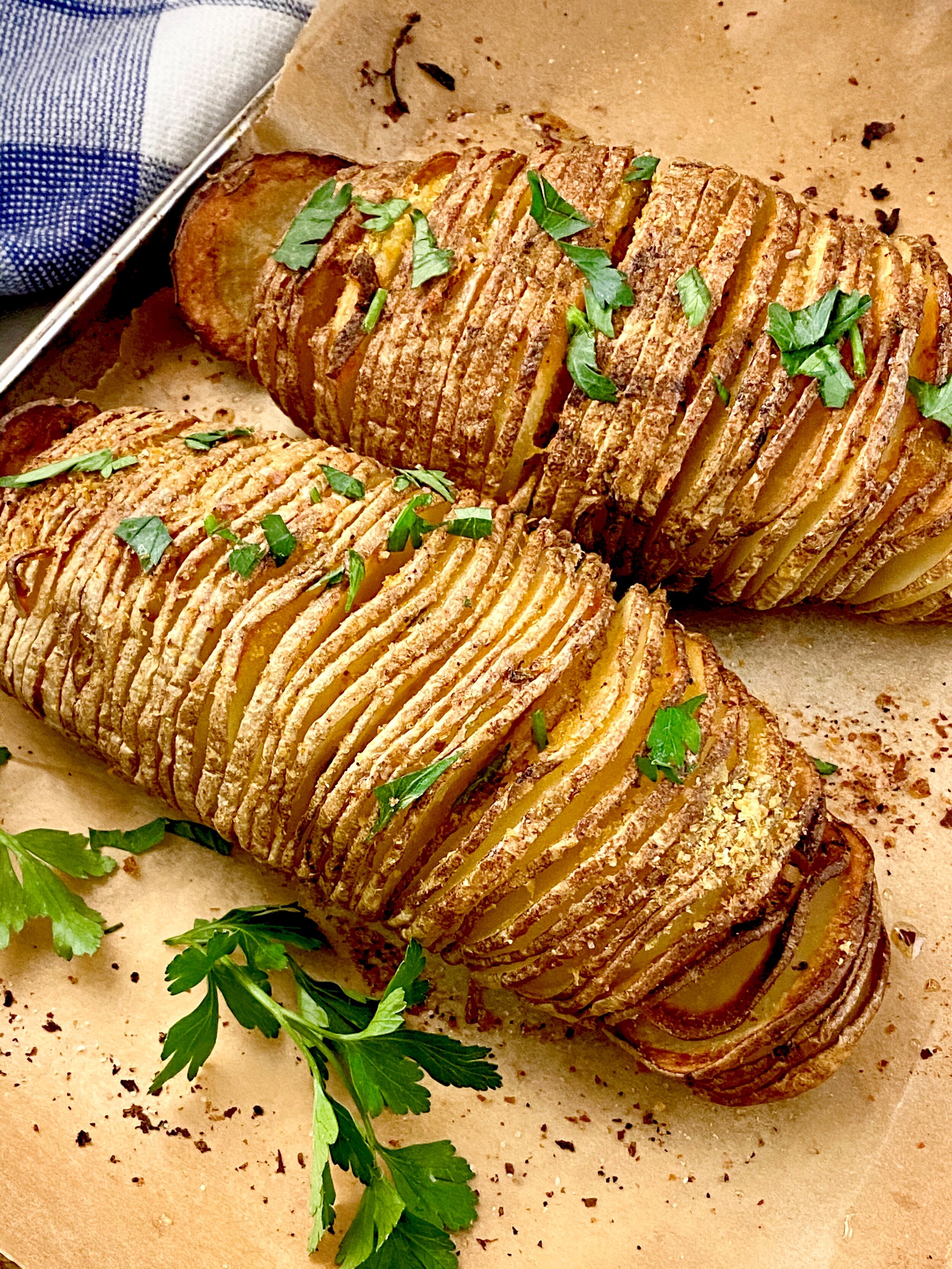 Holiday Hasselback Potatoes
