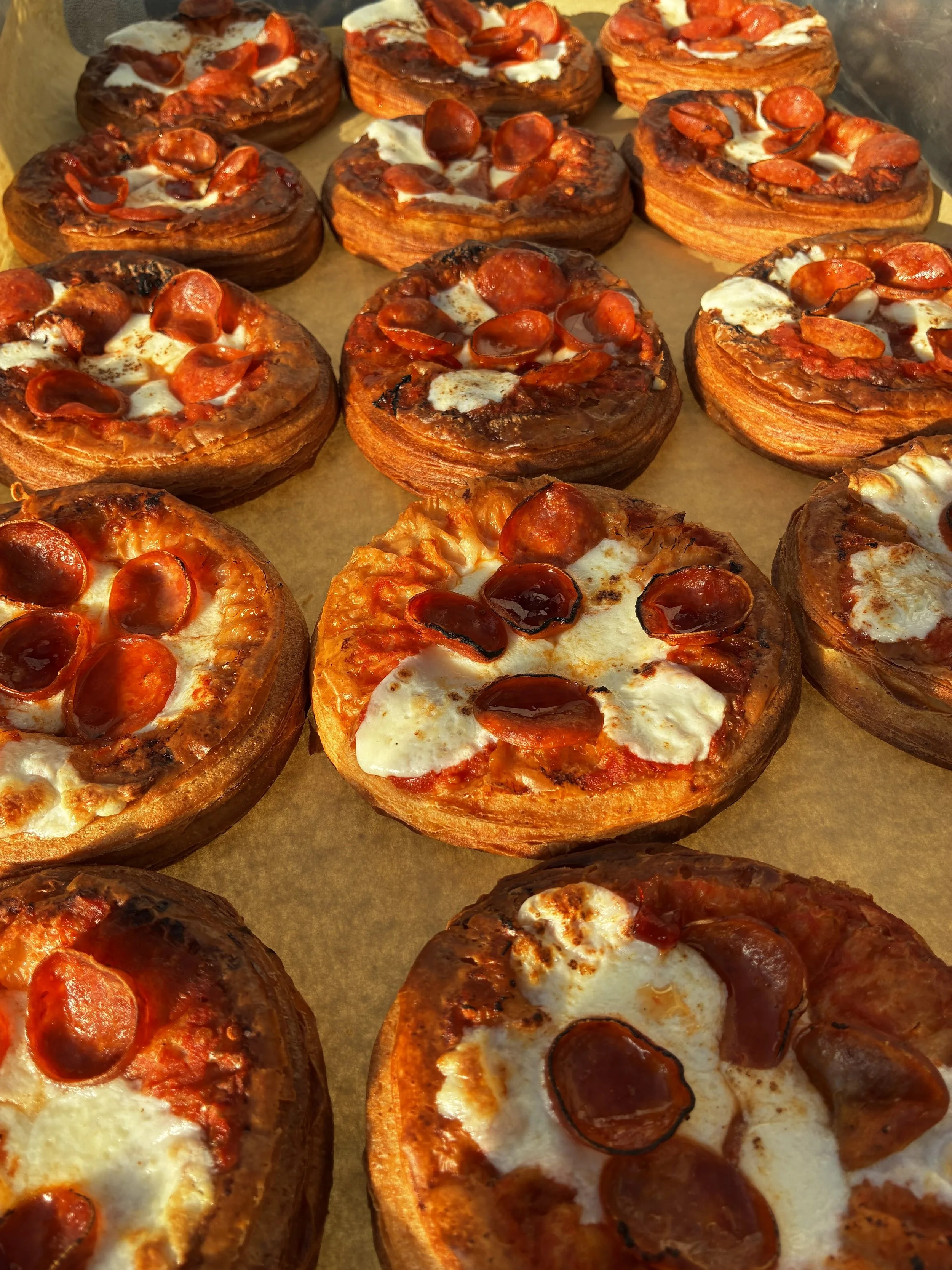 Hot Honey Pepperoni Pizza Croissant