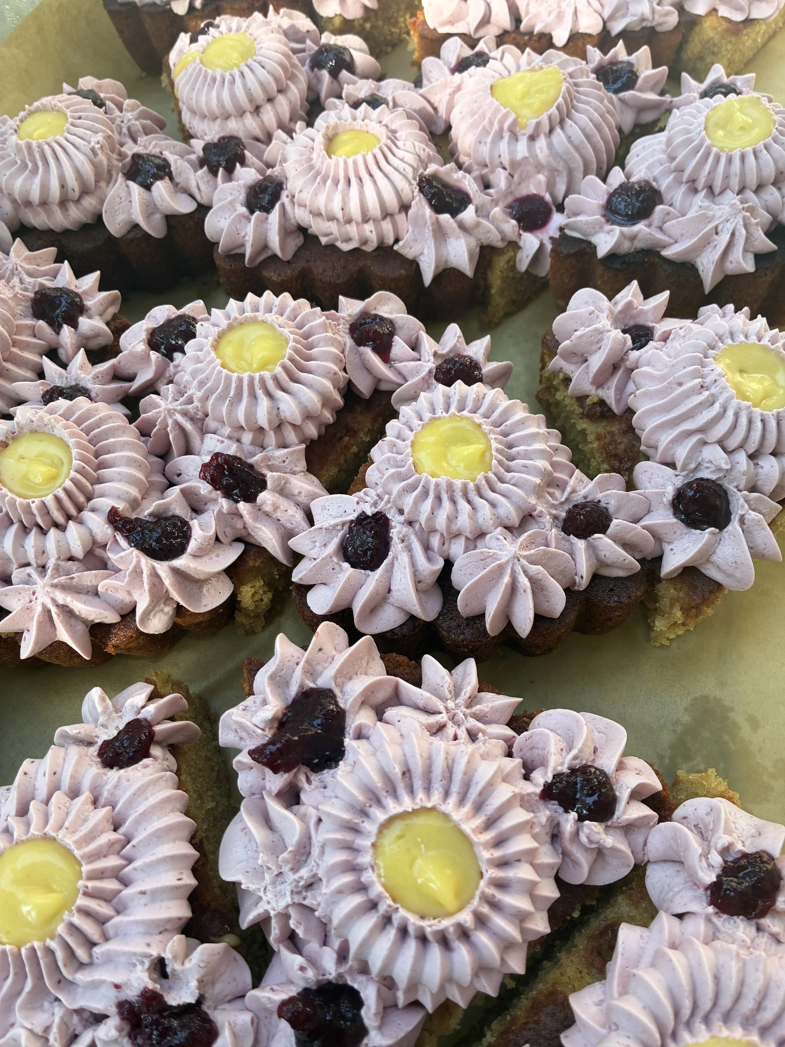 Sourdough Einkorn Cake Blackberry Lavender Lemon