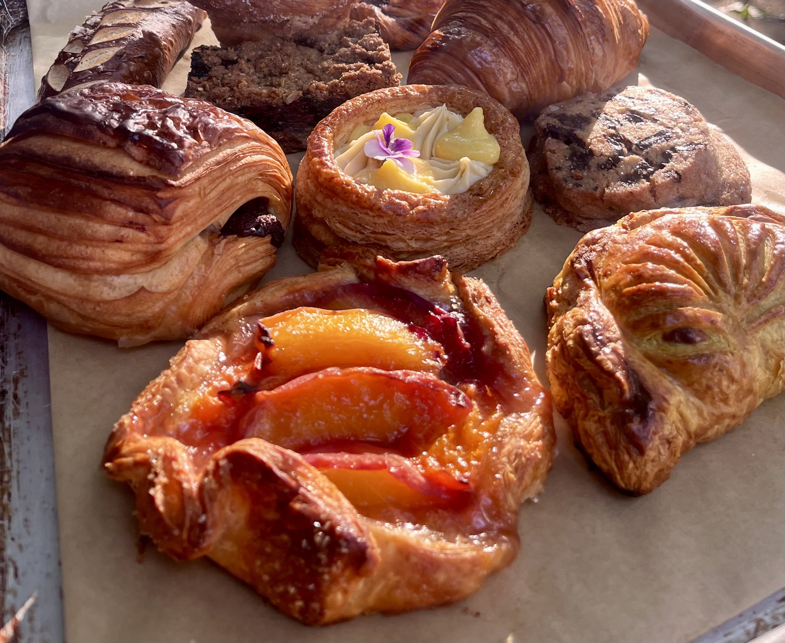 Apricot and Peach Jam  Galette