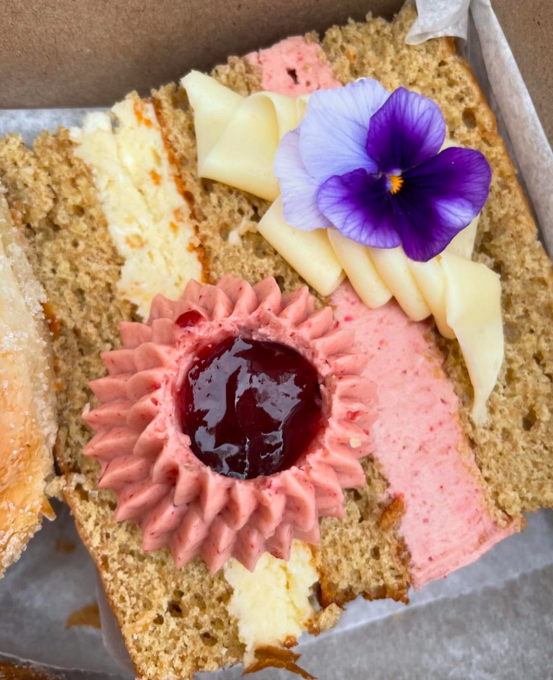 Sourdough Einkorn Layer Cake: Blackberry Black Tea Cake