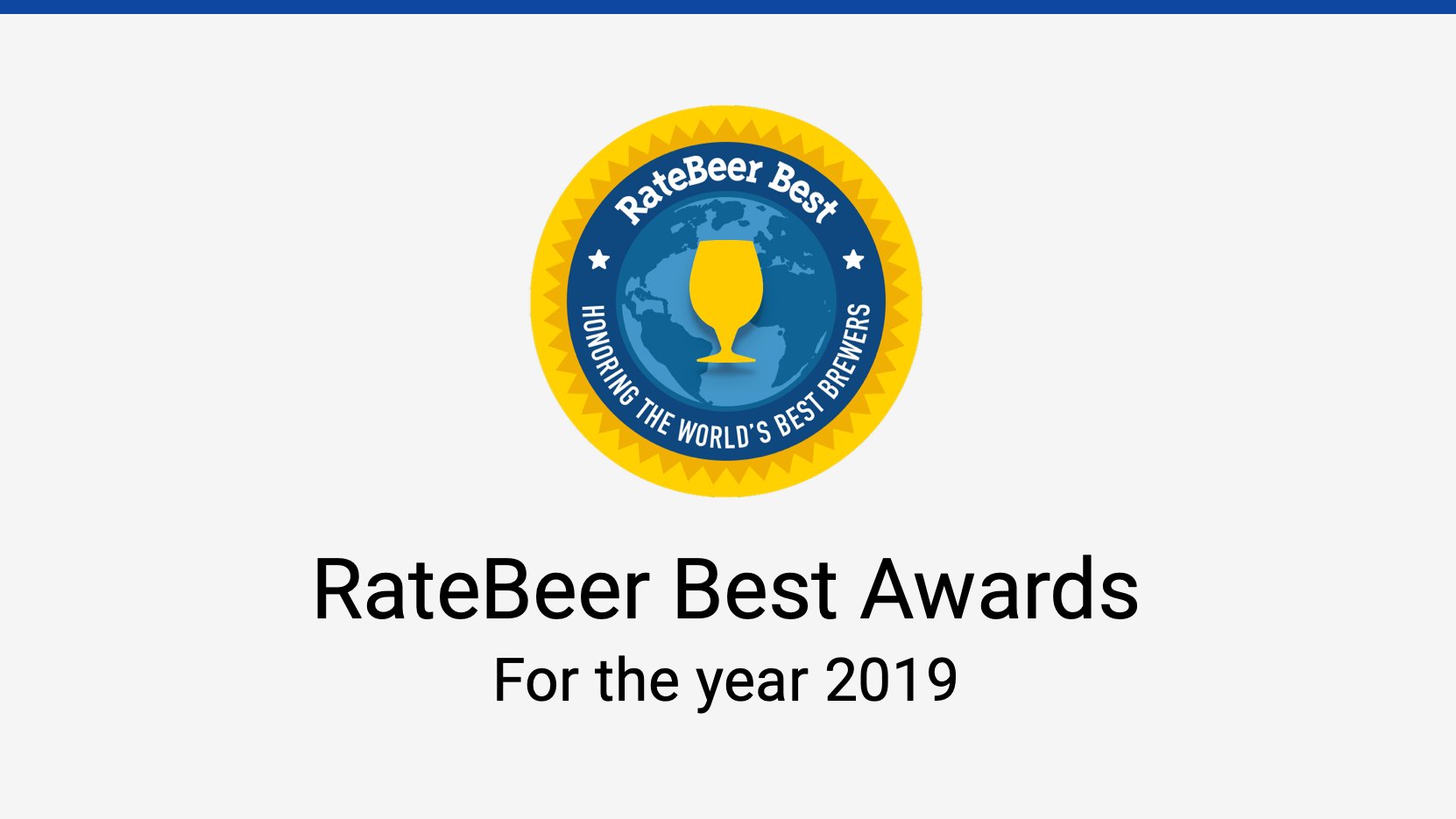 RateBeer Best Awards 2019