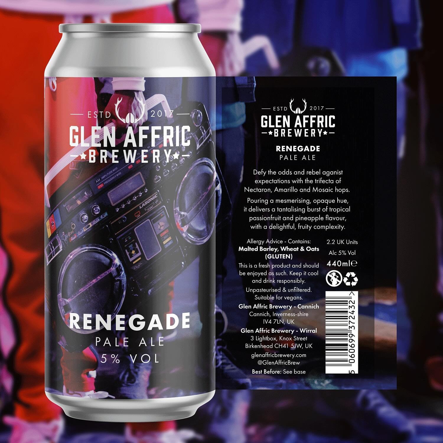 🚨NEW BEER TODAY
🎸RENEGADE // 5% PALE ALE

Defy the odds and rebel against expectations with the trifecta of Nectaron, Amarillo and Mosaic hops. 

Pouring a mesmerising, opaque hue, it delivers a tantalising burst of tropical passionfruit and pineap