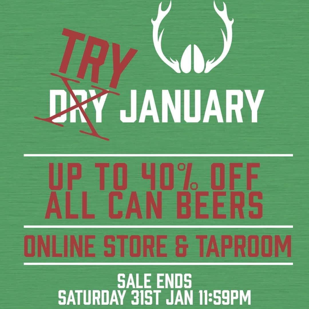 New year. New beers. Our BIGGEST sale ever 🍺

It&rsquo;s TRY-JANUARY, and for a limited time we&rsquo;re offering our biggest discount EVER &mdash; up to 40% OFF ALL BEERS.

Because why not&hellip;?

If you&rsquo;ve ever been curious about trying so