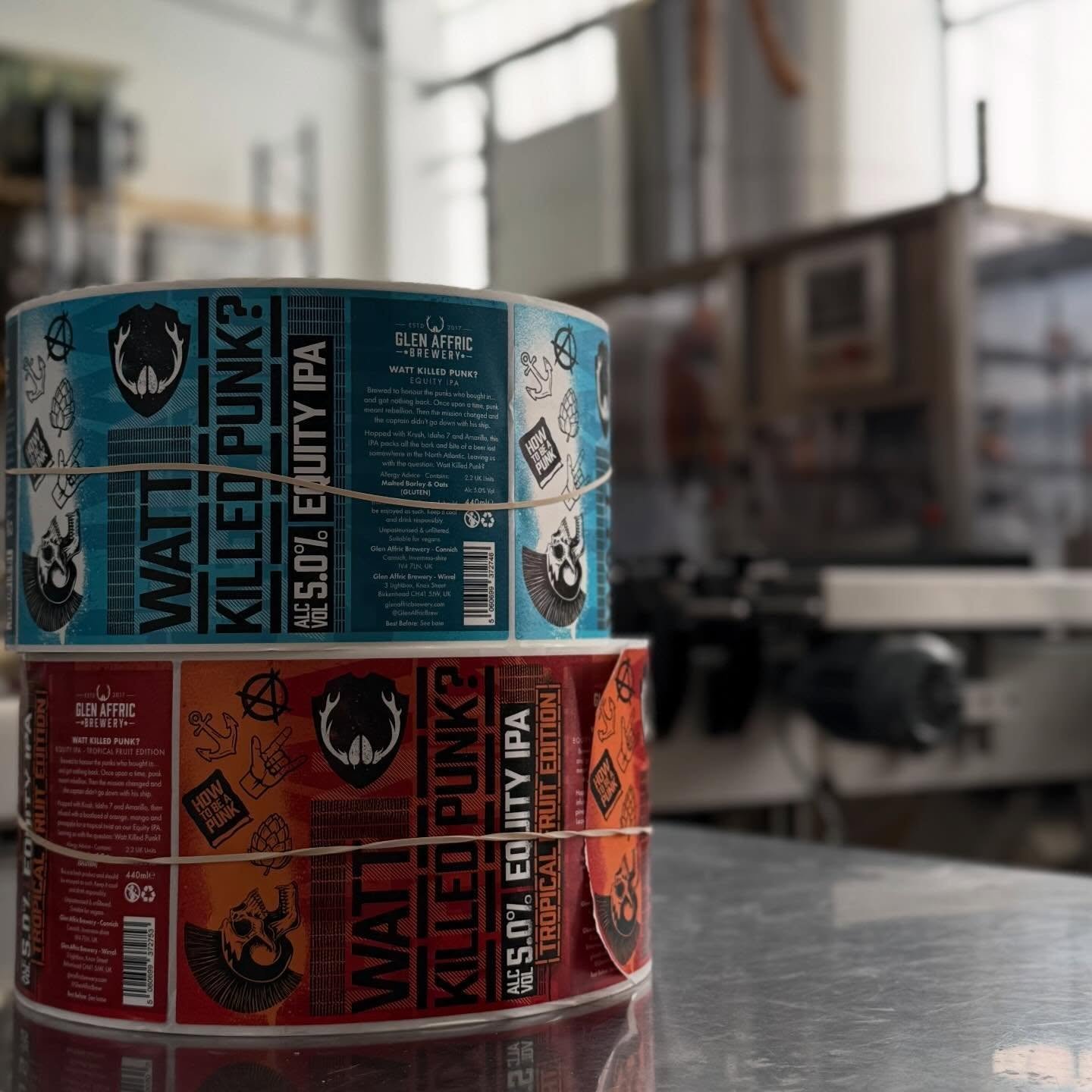 ⚡️WATT KILLED PUNK⚡️
Told you we weren&rsquo;t joking&hellip;.

We&rsquo;ve just taken delivery of the labels And honestly&hellip; they look EVEN better in person!
Textured, bold, and built to stand out 👀

Pre-orders have been flying &mdash; limited