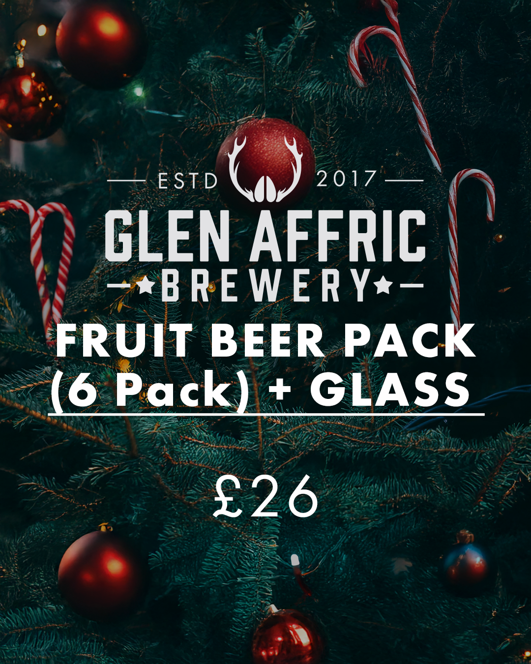 Christmas Fruit Beer Pack 2025 (6 Pack) + Glass - LAST SHIPPING DATE FRIDAY 19TH DEC