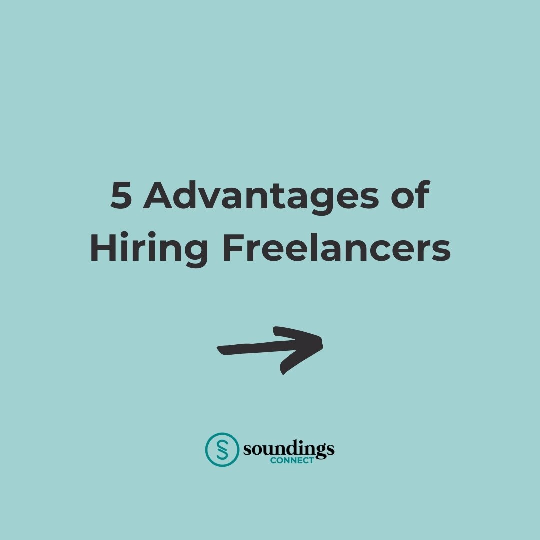 If saving time &amp; money is your thing &ndash; hire freelancers 💯

#soundings #business #innovation #remoteworkforce #freelance #talentsolutions #talent #hirefreelance #staffing
