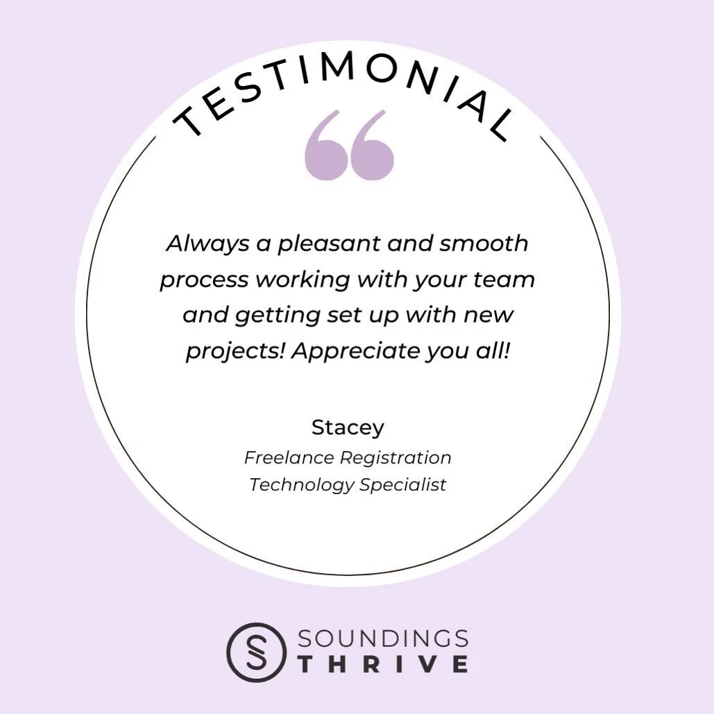 We&rsquo;re more than a talent platform&ndash;we personally match meeting &amp; event freelancers with job opportunities that align with strengths, soft skills, and career goals to help our community THRIVE 🌟

Discover the Soundings difference. Join