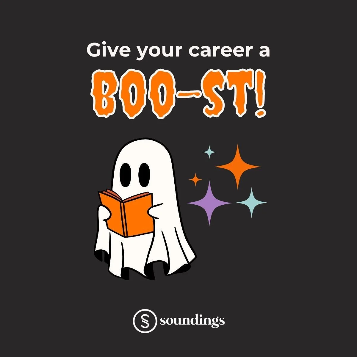 Don&rsquo;t ghost your goals 👻 as we prepare to wrap up Q4 like a mummy and head into a new year! Whether you&rsquo;re just starting your career or stepping up in leadership, Soundings Elevate&rsquo;s customized career coaching helps you uncover you