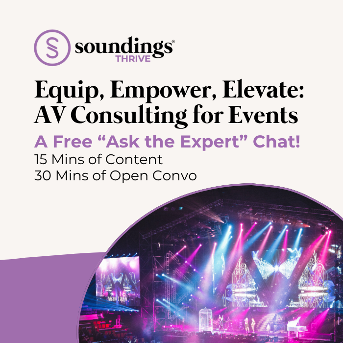 Equip, Empower, Elevate: AV Consulting for Events Webinar
