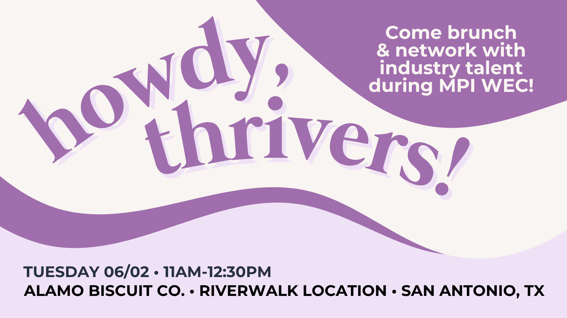 Thrive Brunch at WEC