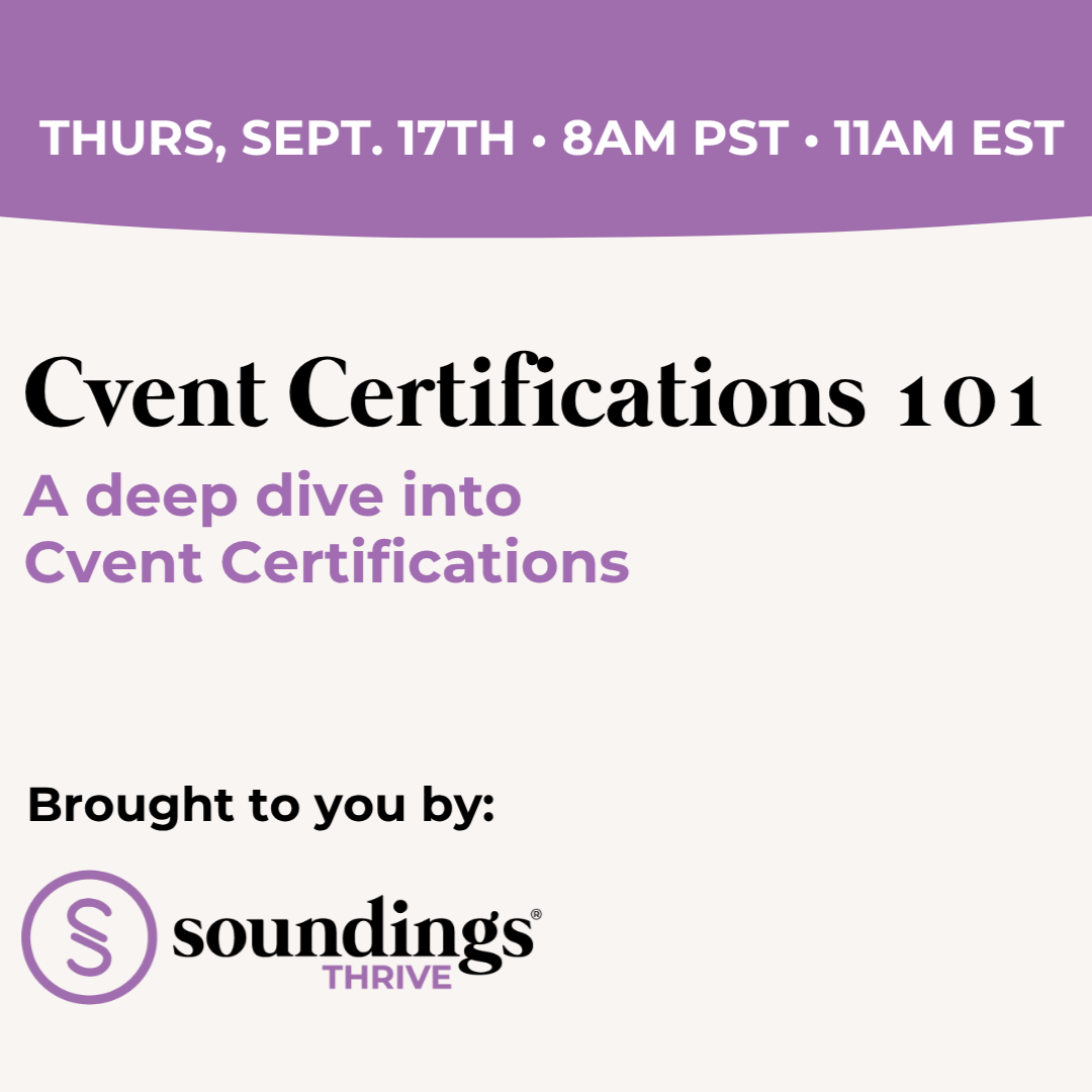 Cvent Certifications 101