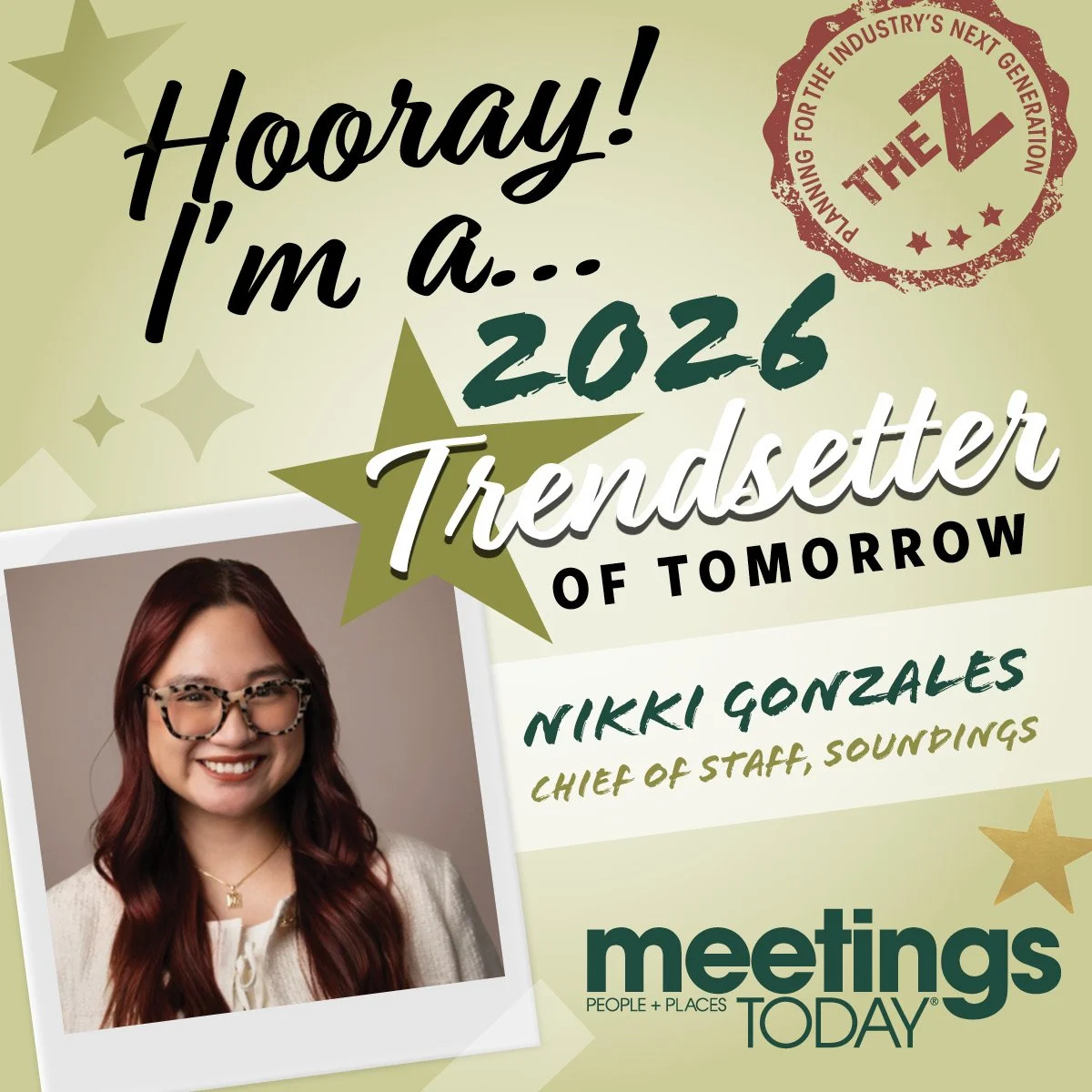 Nikki Gonzales Named a 2026 Meetings Today Trendsetter of Tomorrow