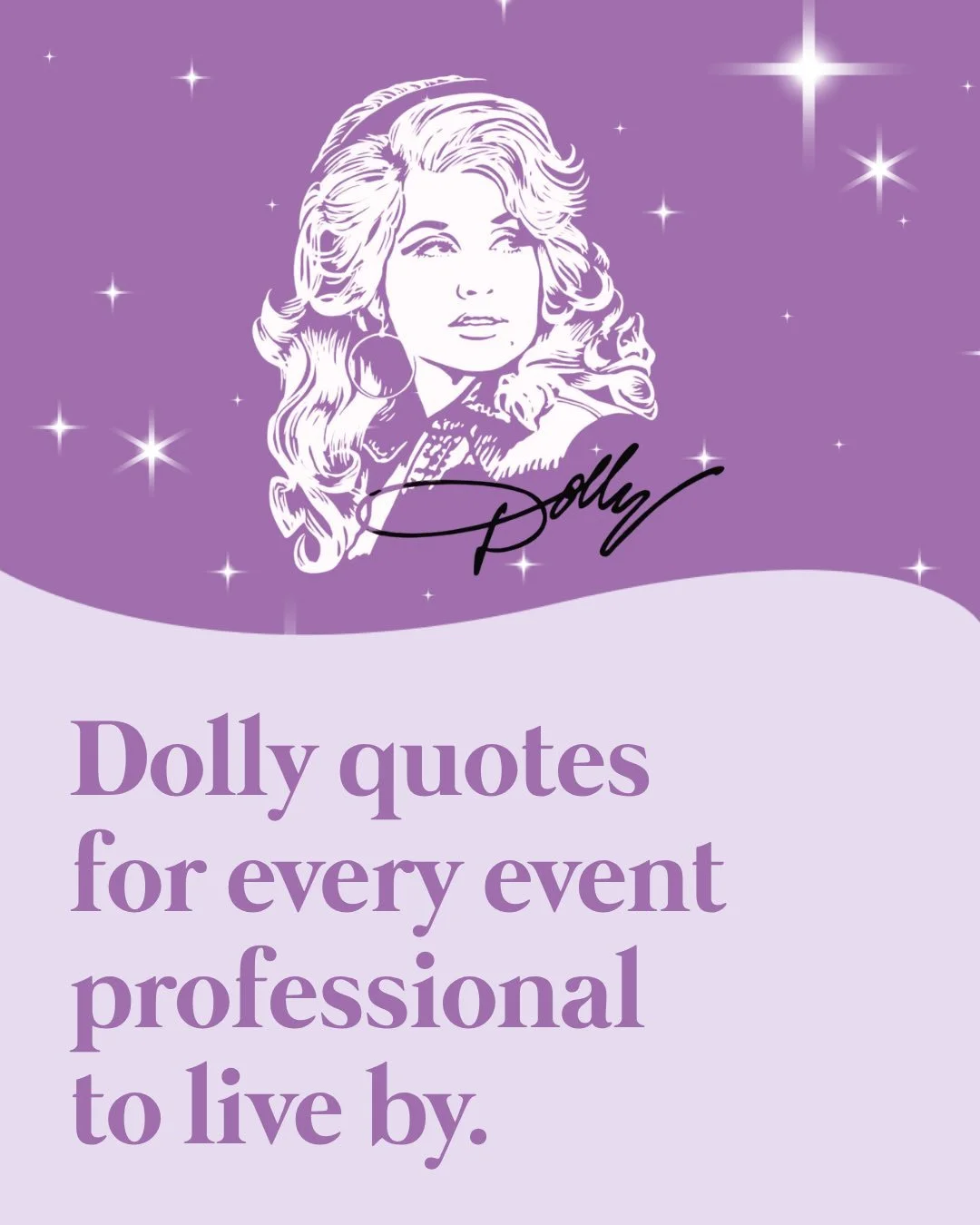 Feeling inspired by the one and only #dolly ✨

Our hope is that our industry peers fearlessly pave their own paths in the same unapologetic way 🌟