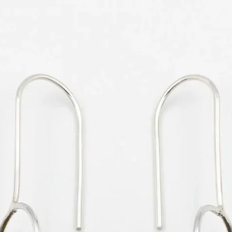 Earrings EAS Brown Round