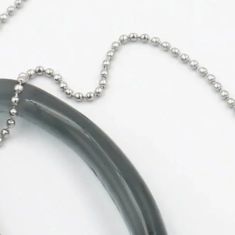 Neckpiece Joie Pearl White and Gray