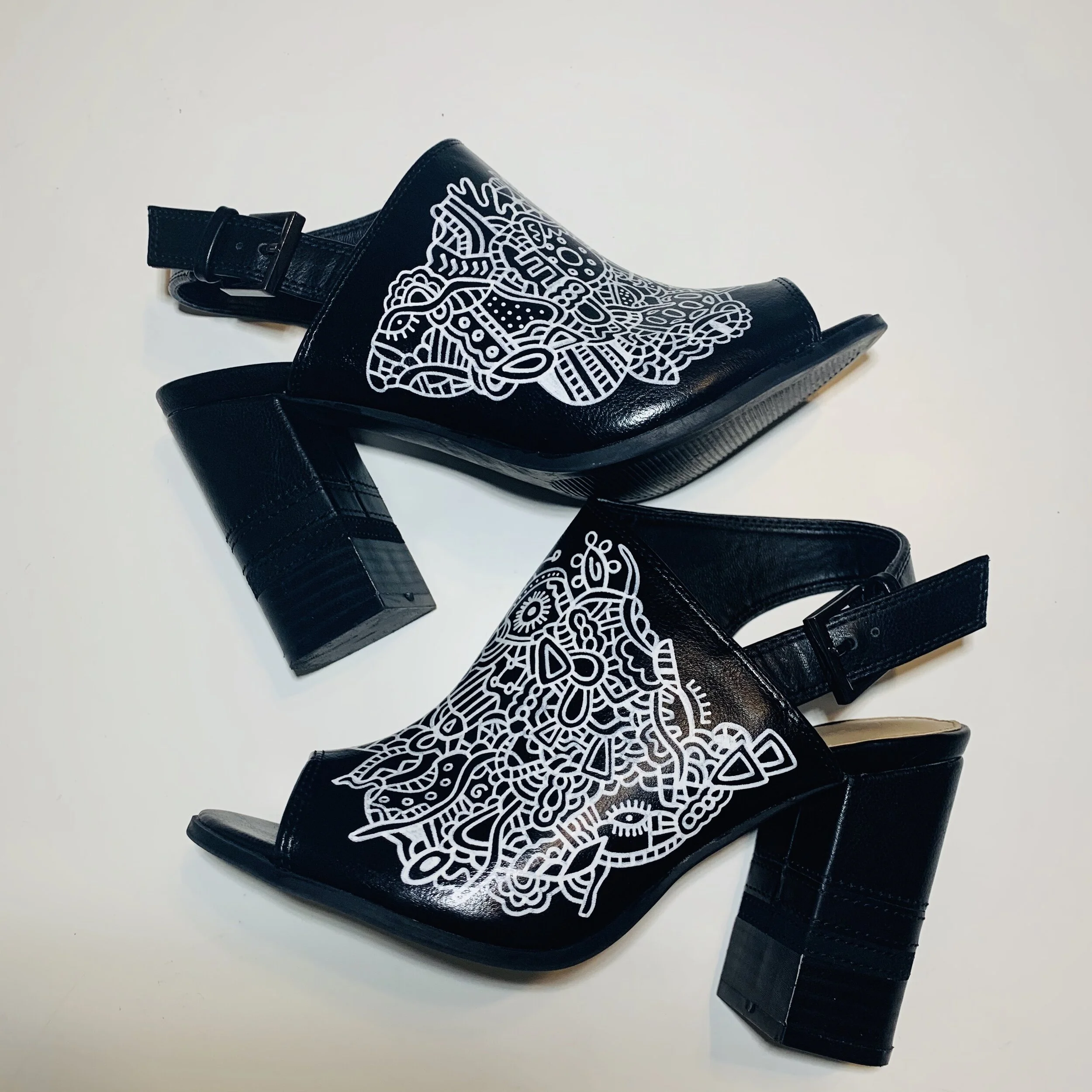Custom Hand-Drawn Shoes
