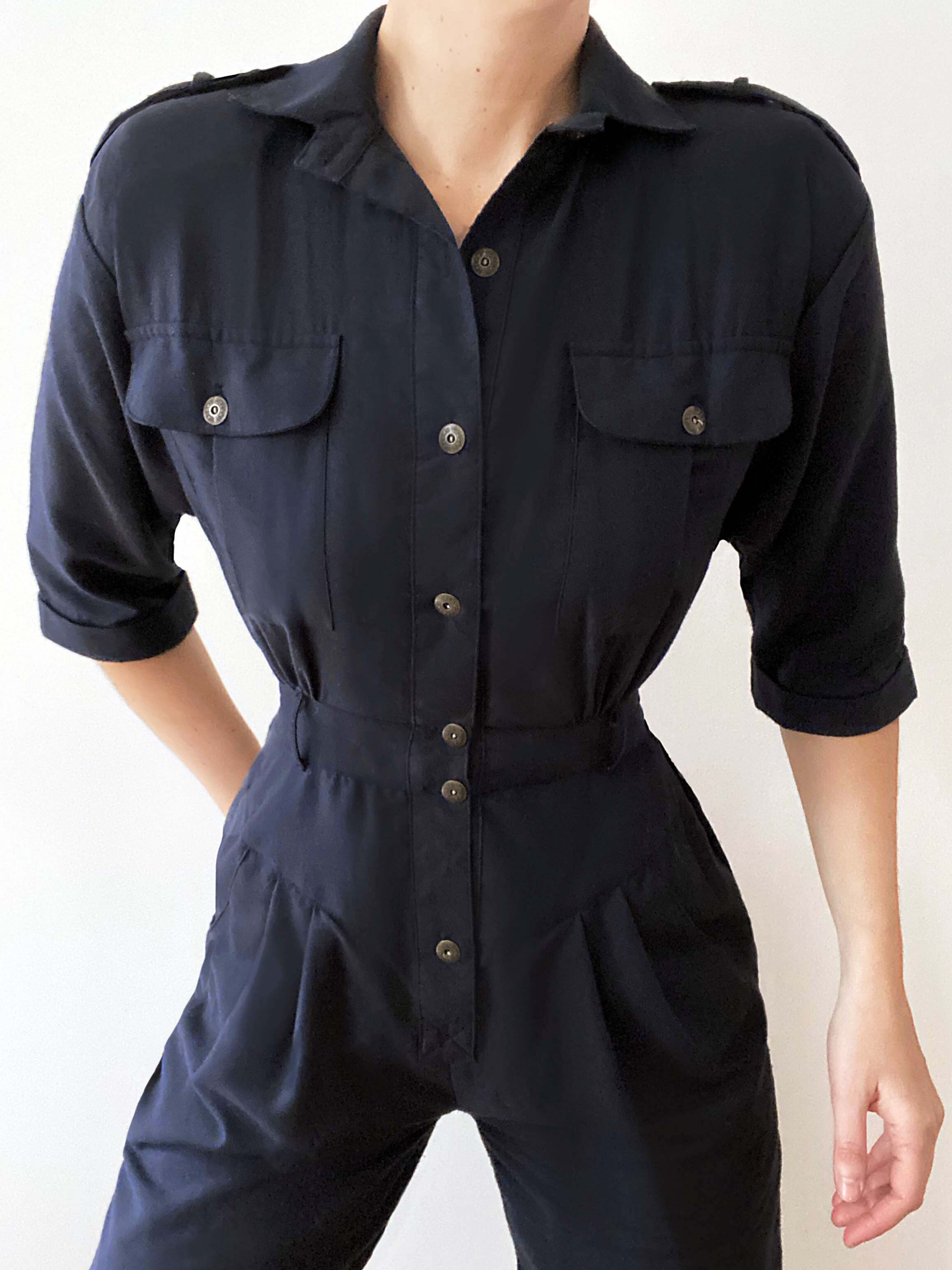 Stunning Minimal Navy Dreams Jumpsuit