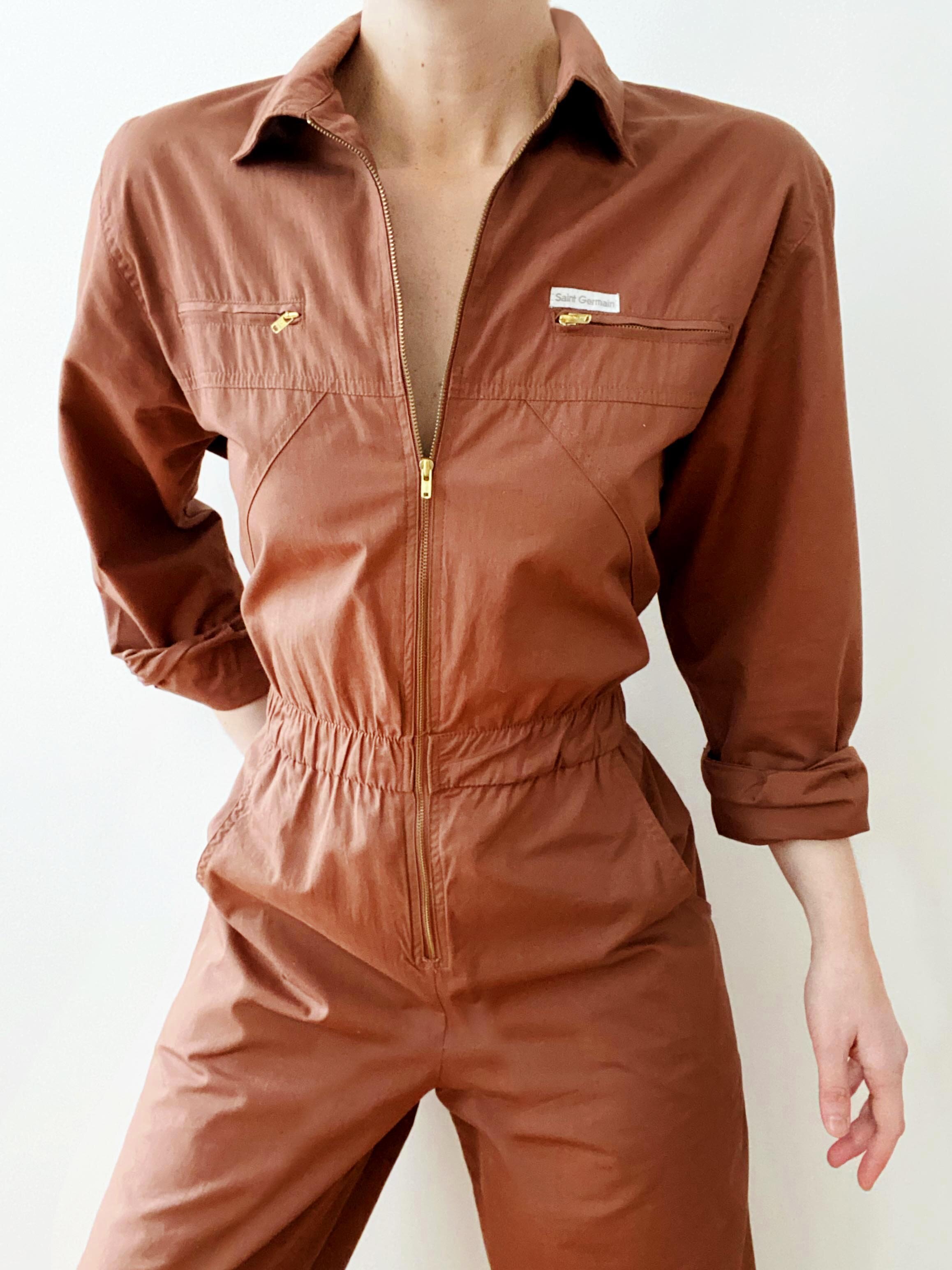 The Most Incredible Rust Vintage Boilersuit Made In Paris