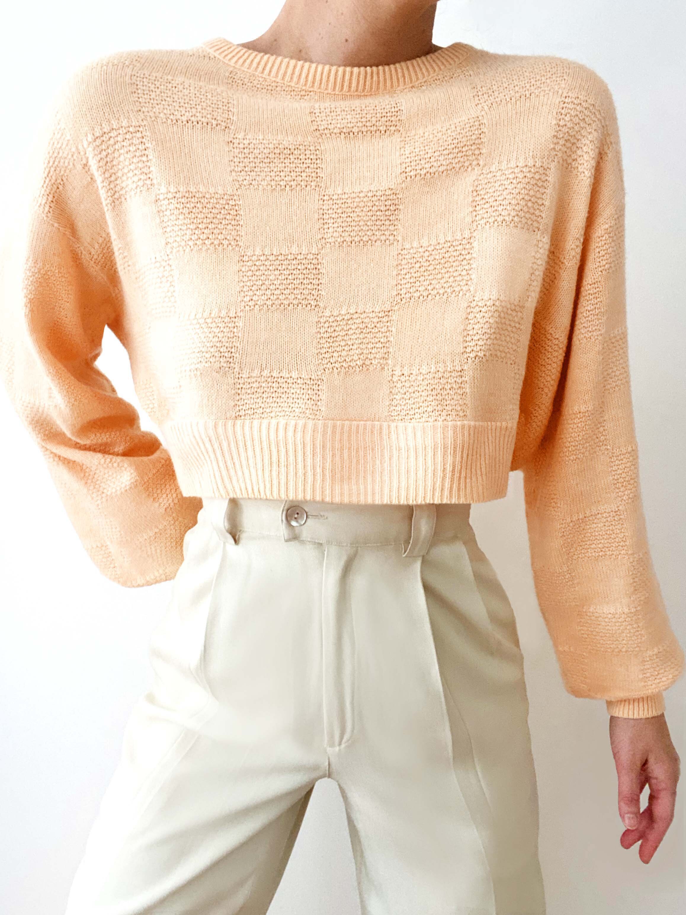 Sherbet Christian Dior Vintage Cropped Sweater