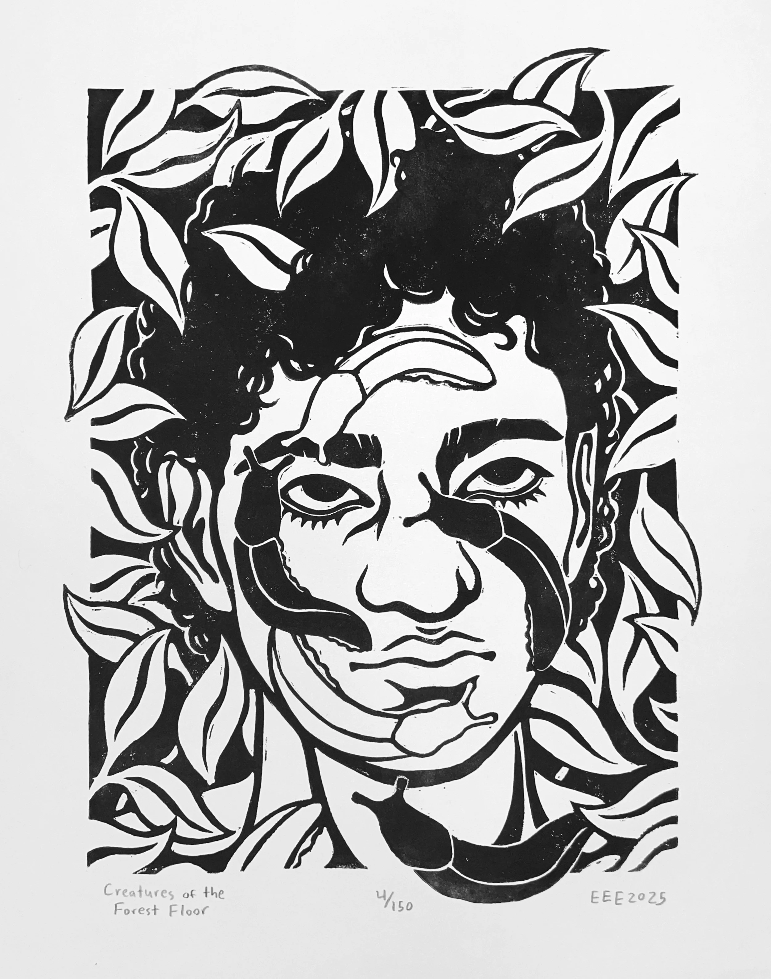 Creatures of the Forest Floor - 11x14" - $25