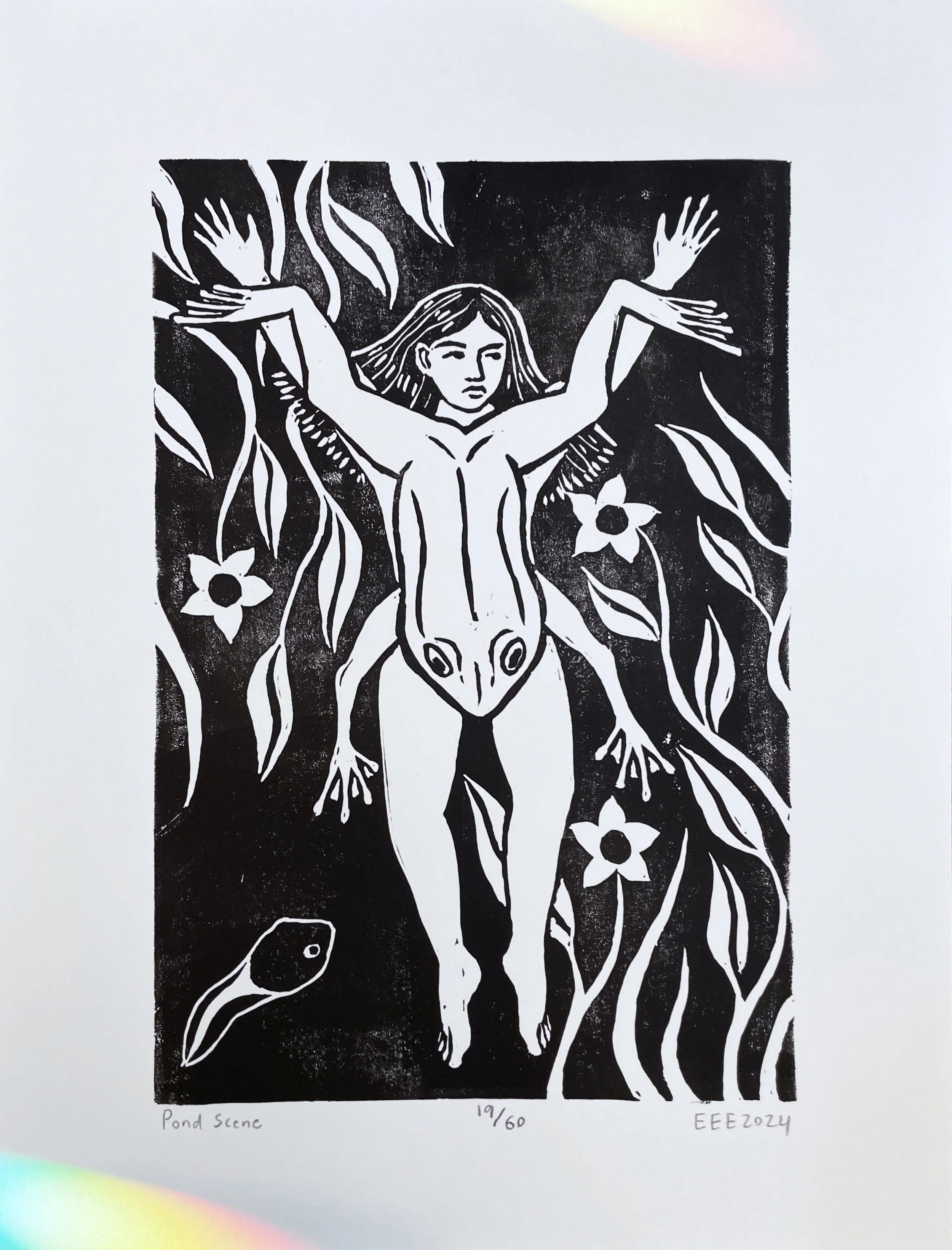 RETIRED 
Pond Scene - 9x12"