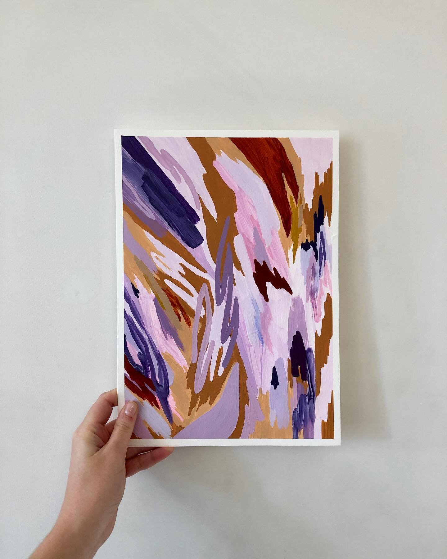 Trying my best to embrace the cozy shift of the seasons and lean into slower, easy-going creativity. 

This one is a favourite I&rsquo;ve made recently in that spirit. 

&lsquo;Day trip&rsquo; acrylic on A4 paper

#colourfulabstract #abstractpainting