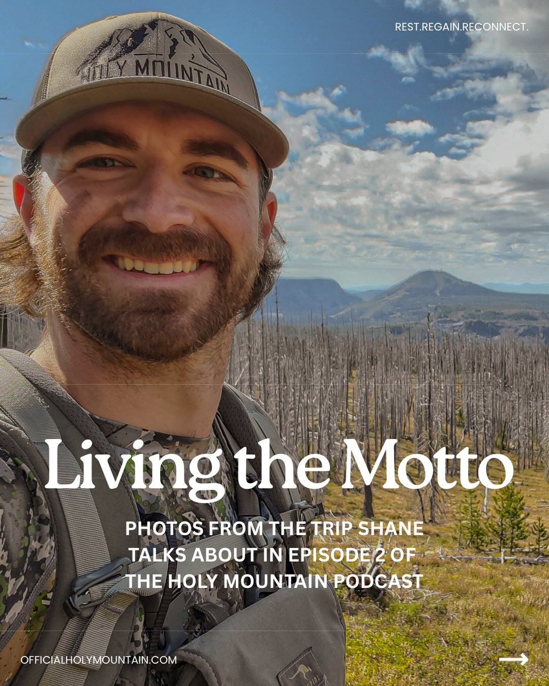 In Episode 2 we talked about the reason Holy Mountain is named what it is, and where our Motto came from. 🏔️

Even after it was created, the Motto was experienced firsthand during this four day solo trip in 2021. The outdoors have a way of putting t
