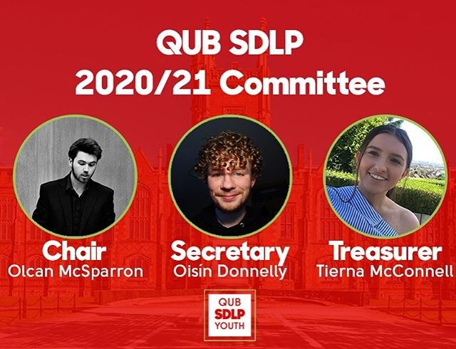 Congratulations to our new QUB SDLP committee!