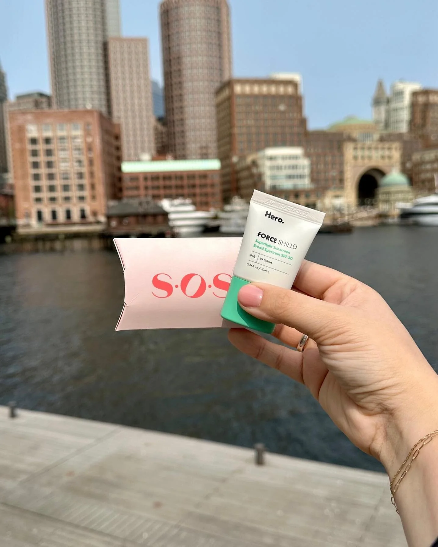 May is skin cancer awareness month, and when you&rsquo;re on the go, a good SPF is key to prevent sun damage. Luckily the best of the best from @herocosmetics is available in SOS machines. So, even if you forget to apply before a @redsox game or a da
