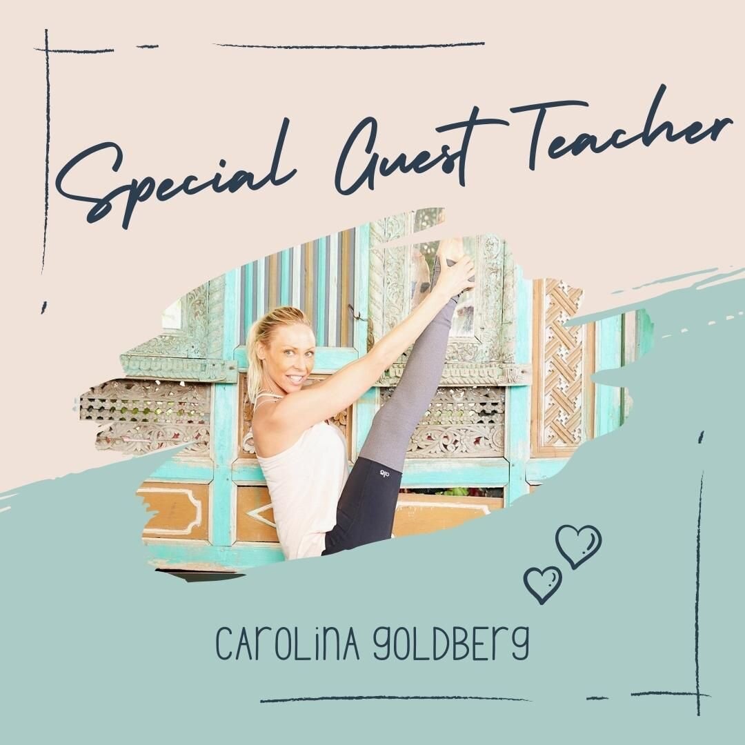 Special guest teacher- Carolina Goldberg!

We are thrilled to have Carolina back next week. She is filling in for Jennifer Elliott and Dawn Stillo. We hope you can make one of her classes. 

Schedule below
Monday 9:00am Vinyasa 2/3
Tuesday 9:30am Lev