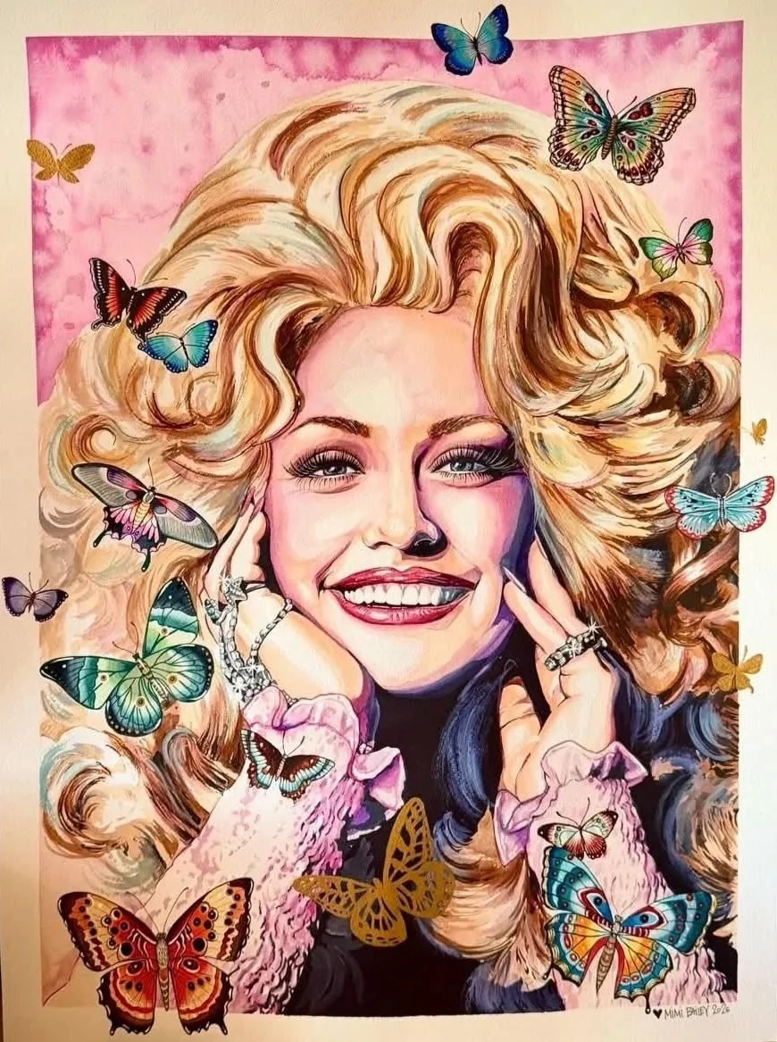 Dolly Parton Butterflies