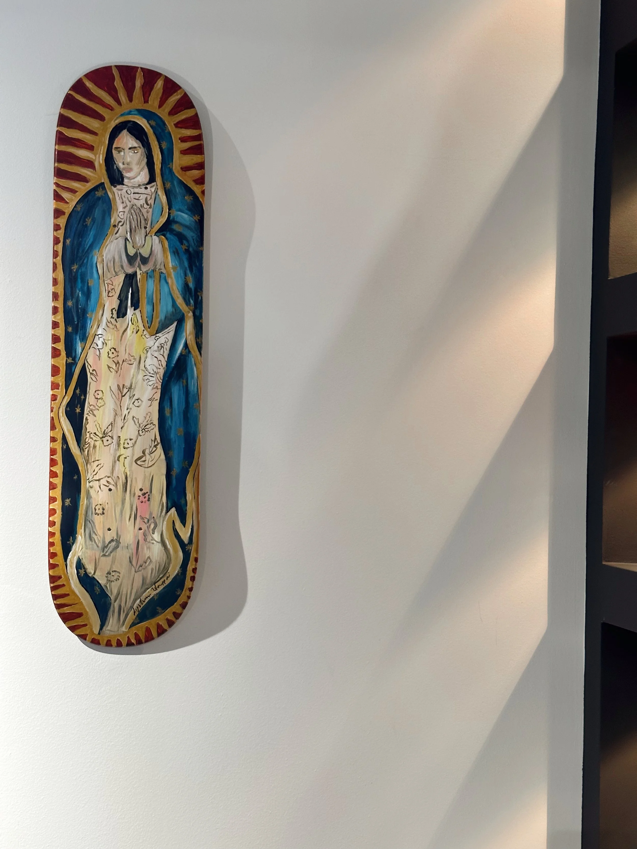 "Pray" Skate Board - Acrylics & Markers on Wood