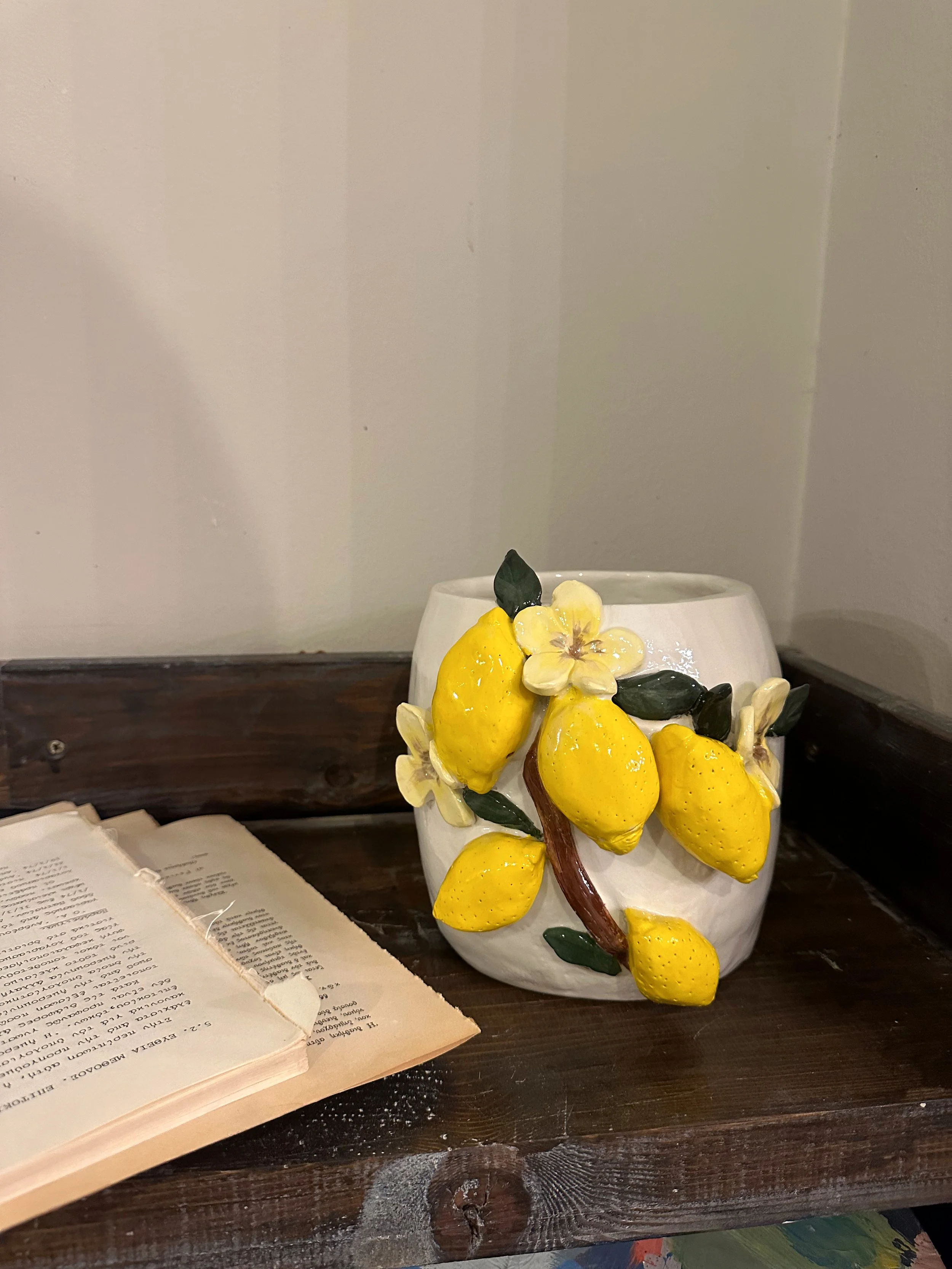 "Lemon Squeezy" Vase