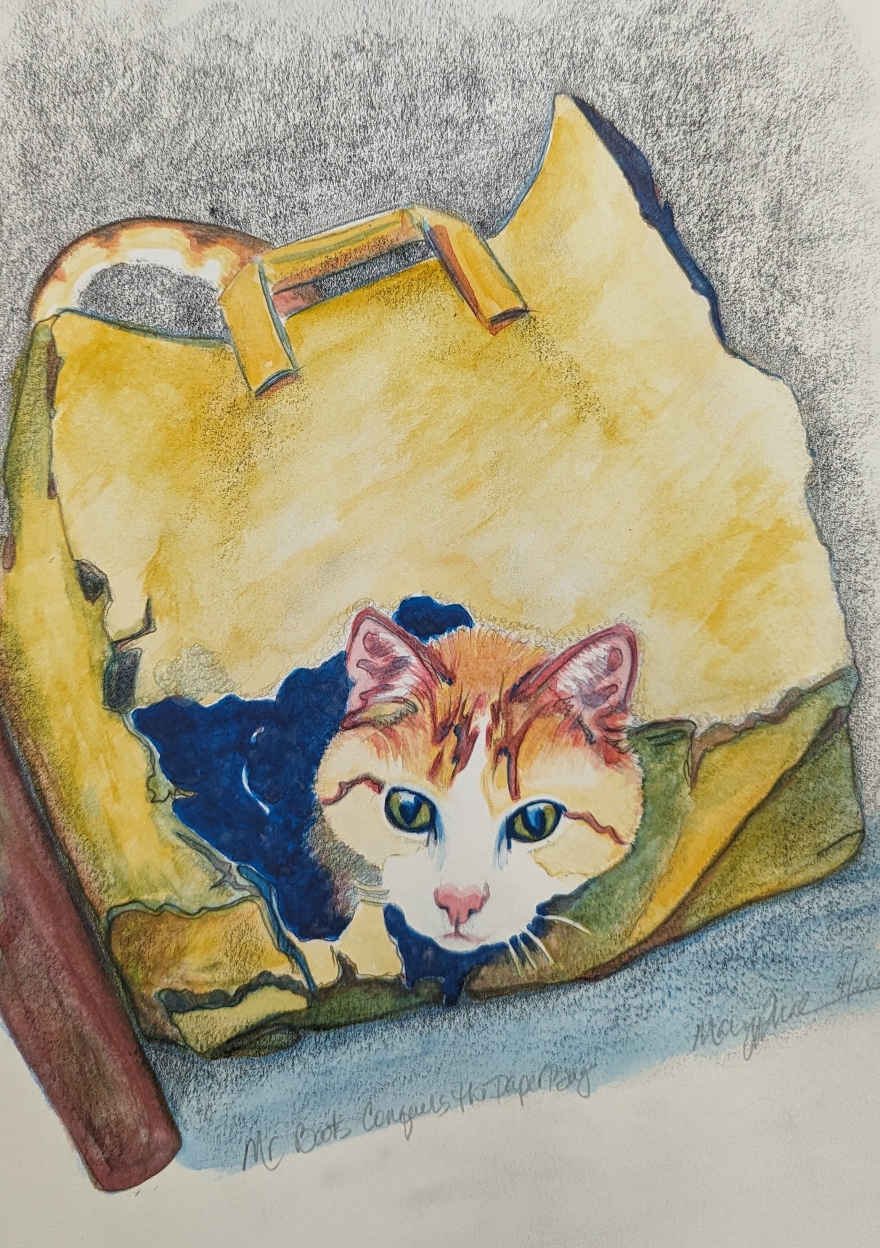 Mr Boots Conquers the Paper Bag