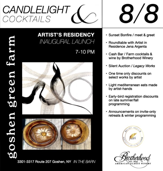 Artist in Residence Launch - Candlelight & Cocktails