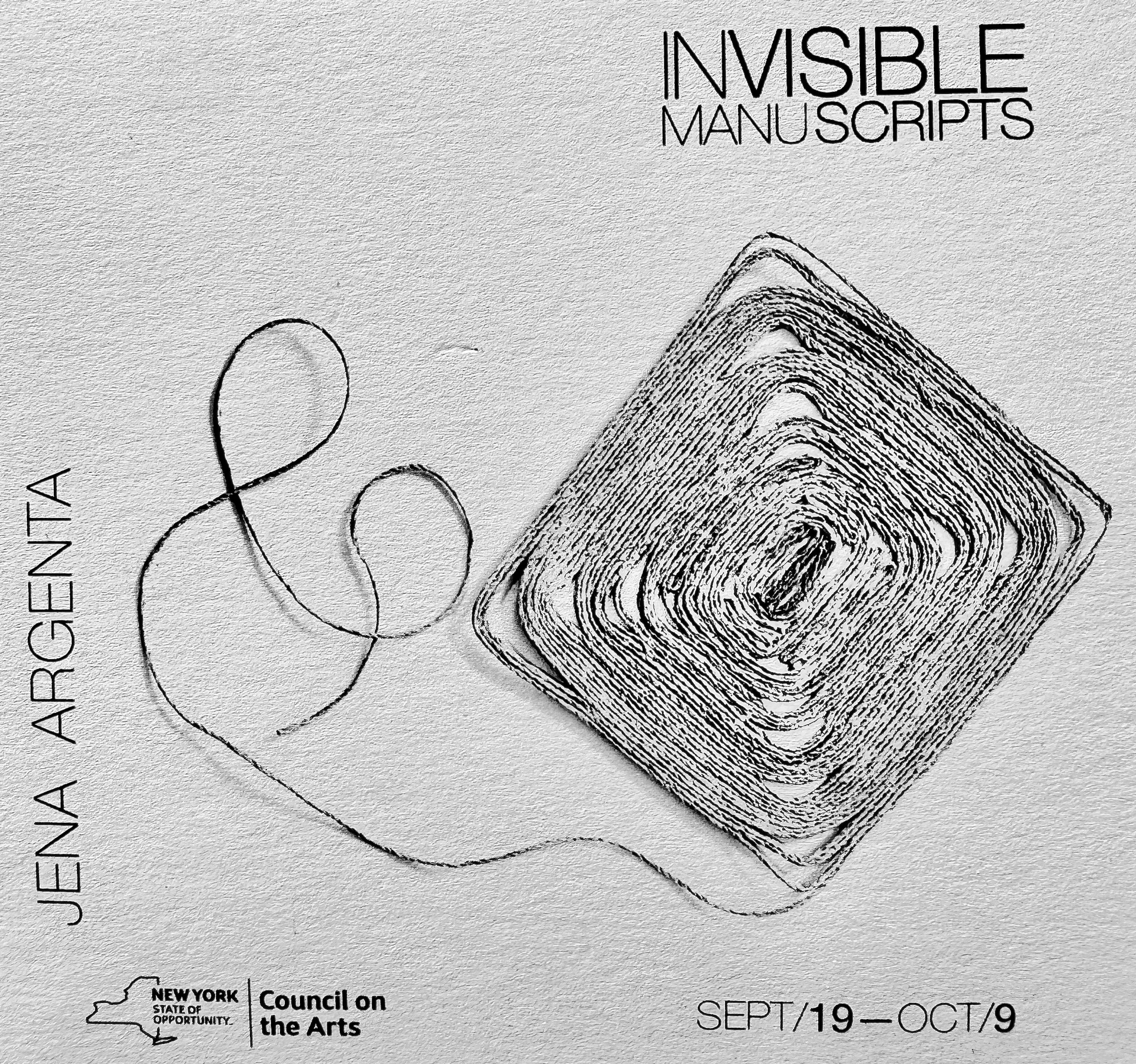 Invisible Manuscripts by Jena Argents