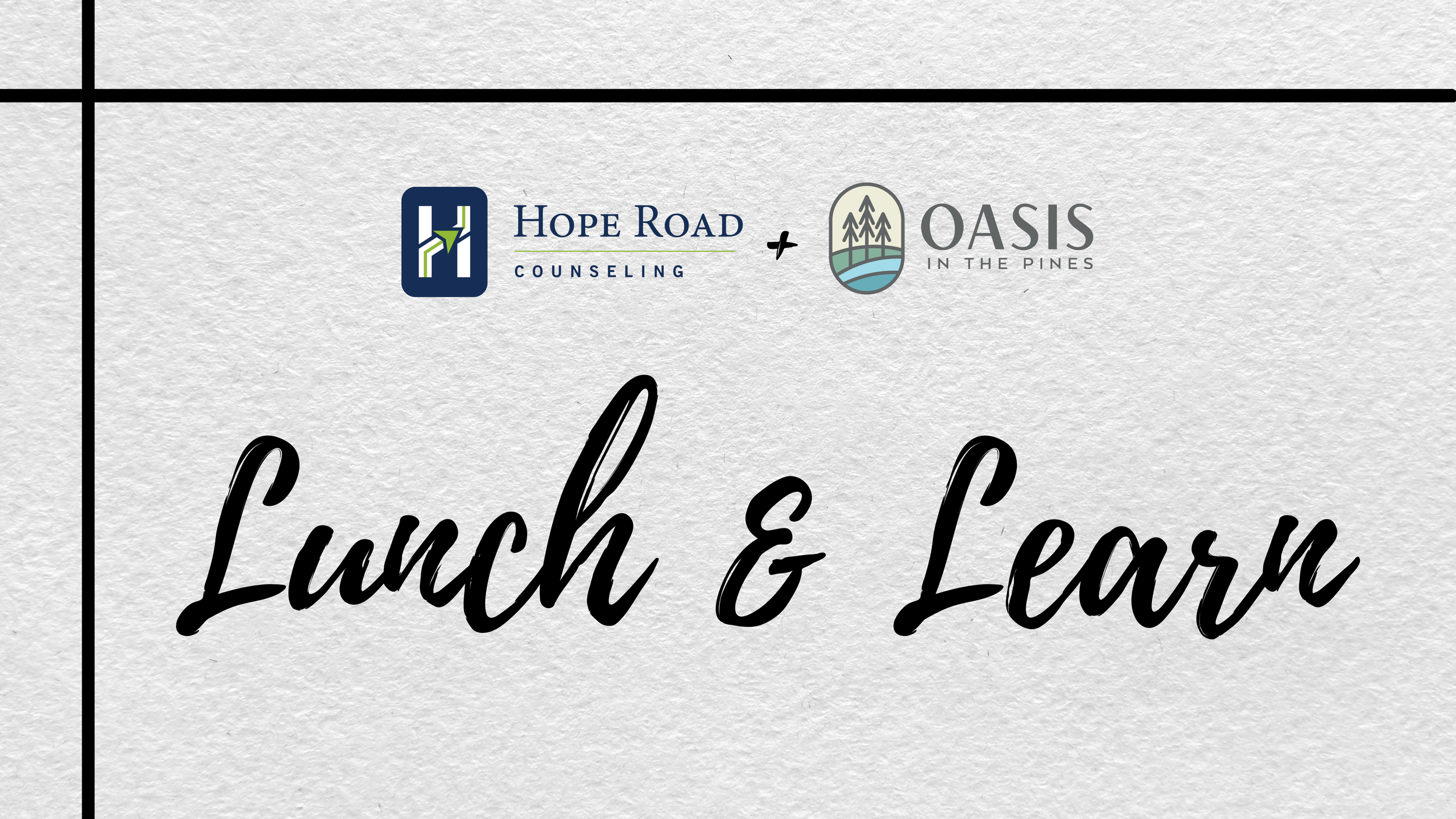 Hope Road Lunch &amp; Learn
