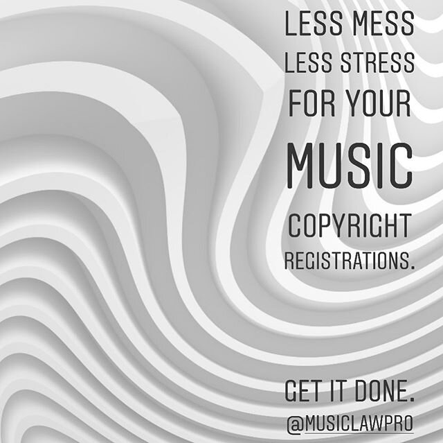 Get a lawyer to help with your music copyright registrations. Find out how: link in bio.