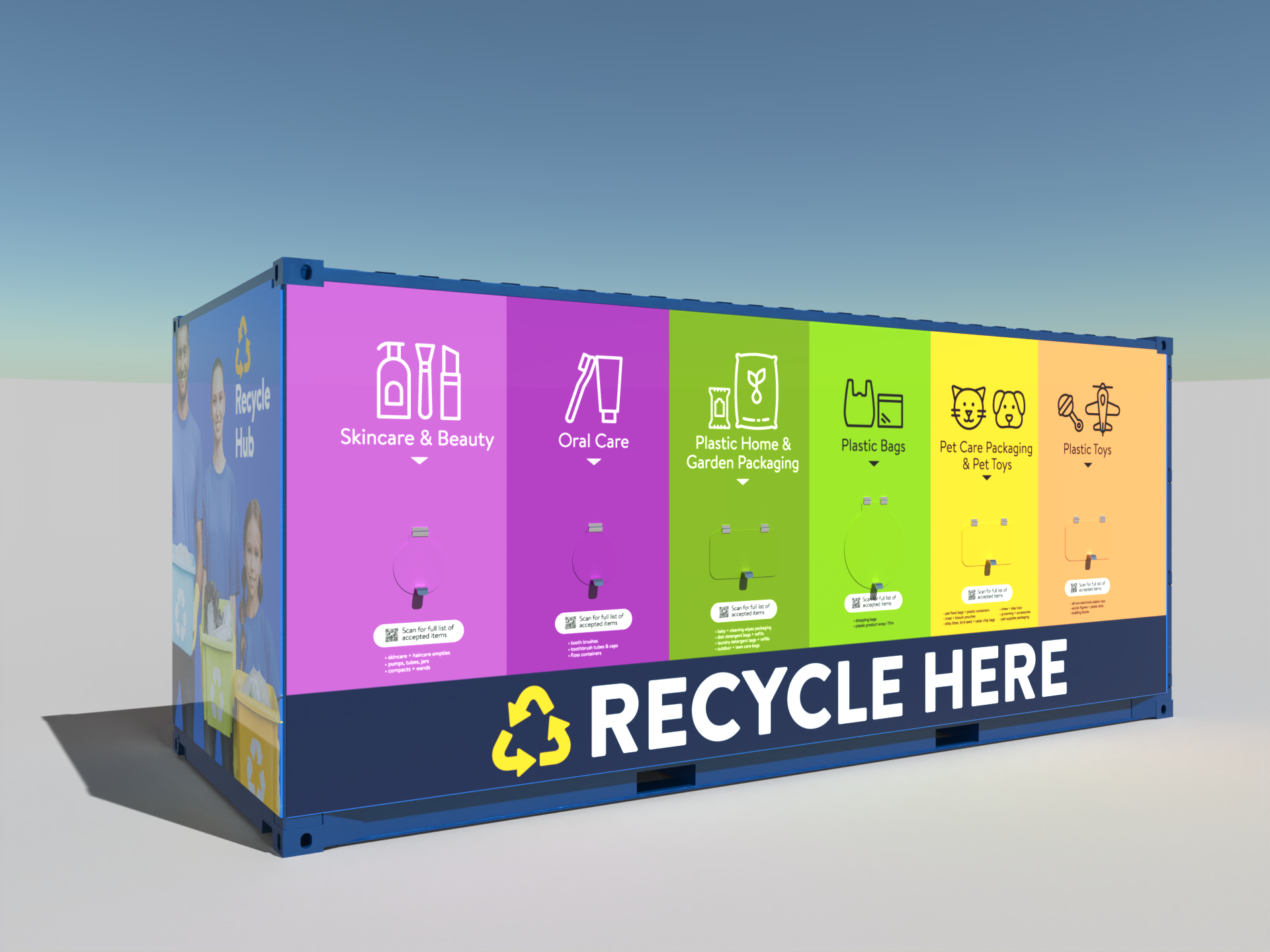 Recycling Hub — Evan Udelsman
